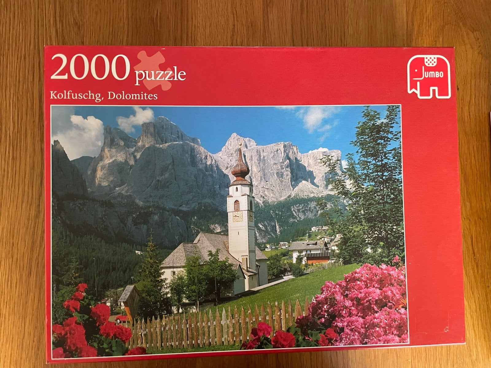 Jumbo Legpuzzel 2000 stukjes Kolfuschg, Dolomites, Ophalen, Meer dan 1500 stukjes, Zo goed als nieuw, Legpuzzel