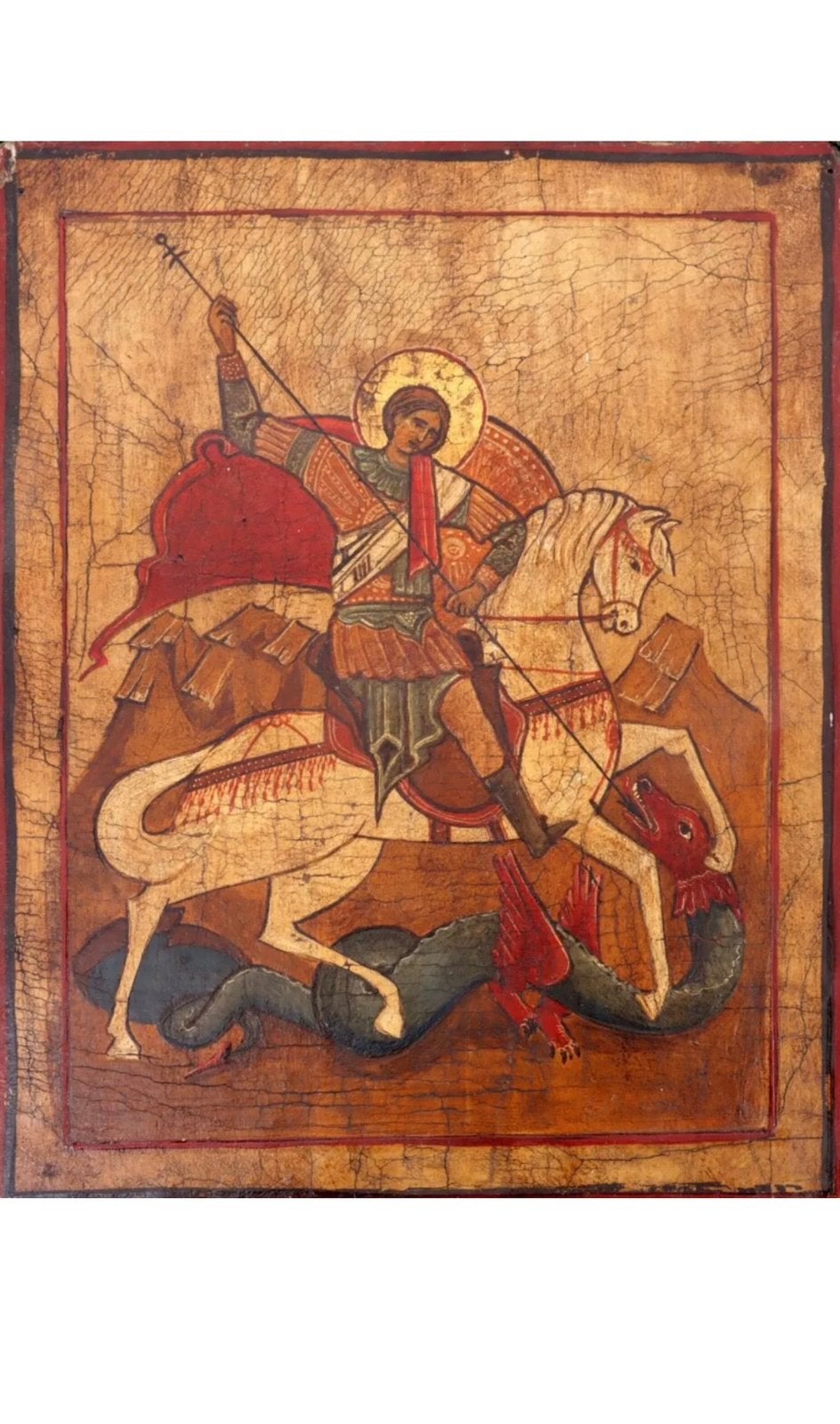 Antieke Russische ikoon, Ophalen of Verzenden