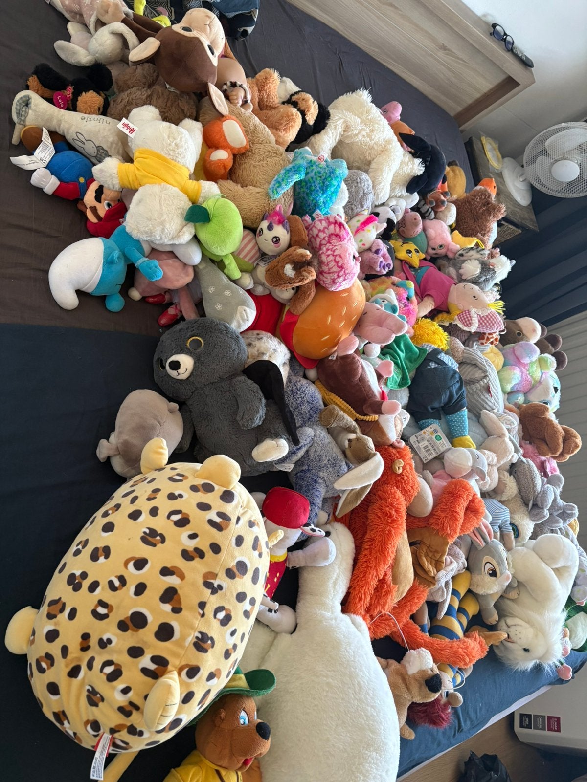 Knuffels grote voorraad ZGAN, Kinderen en Baby's, Speelgoed | Knuffels en Pluche, Ophalen of Verzenden, Zo goed als nieuw, Overige typen
