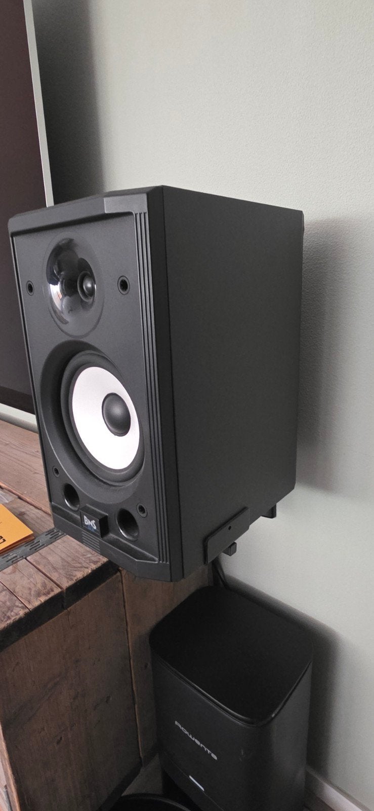 2 x BNS speakers en 1x Pioneer S-21W Subwoofer - Krachtig, Ophalen, Zo goed als nieuw, Pioneer, Geschikt voor surround/home cinema