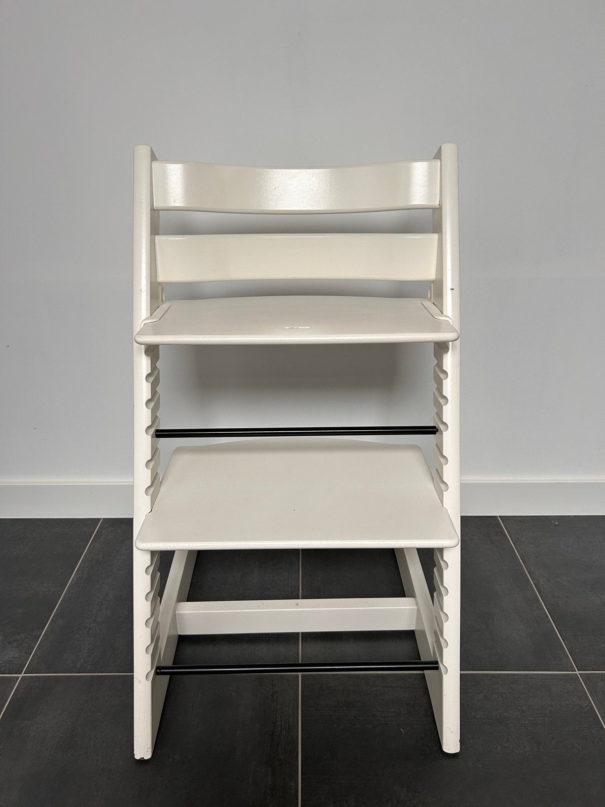 Stokke Tripp Trapp wit, Kinderen en Baby's, Ophalen, Gebruikt, Meegroeistoel, Aanschuifbaar