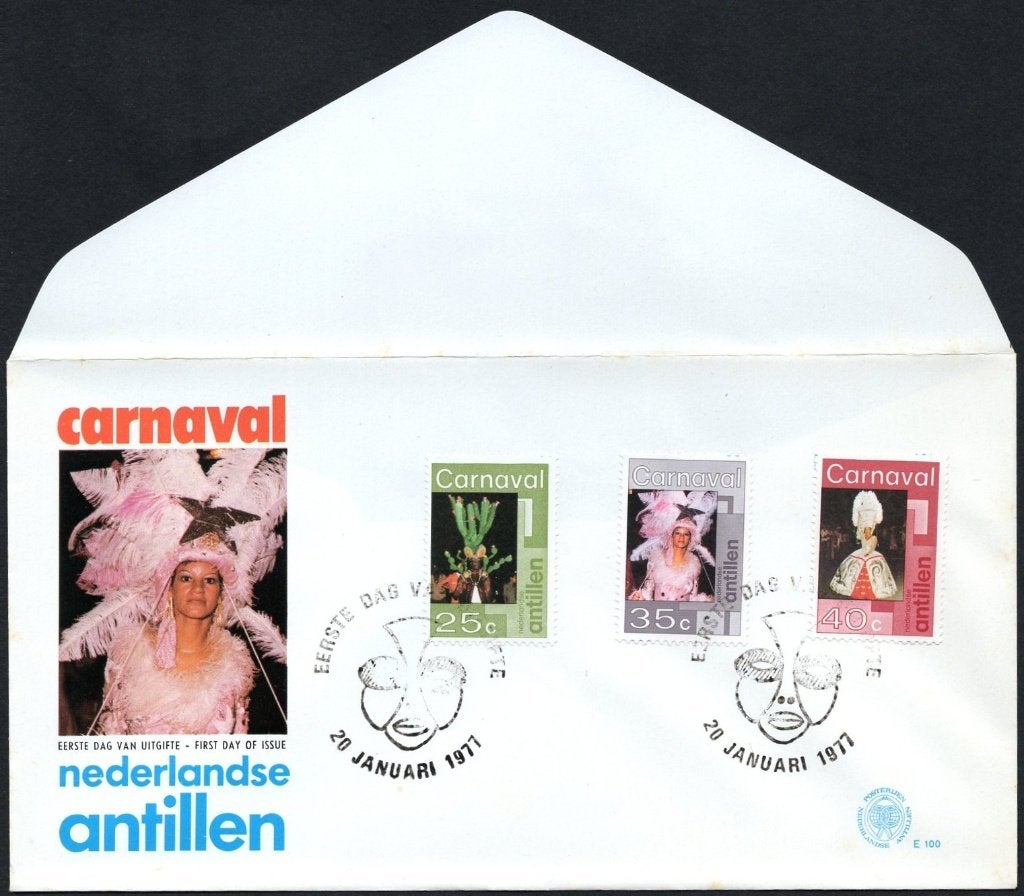 Antillen - carnaval 1977, Verzenden, Envelop