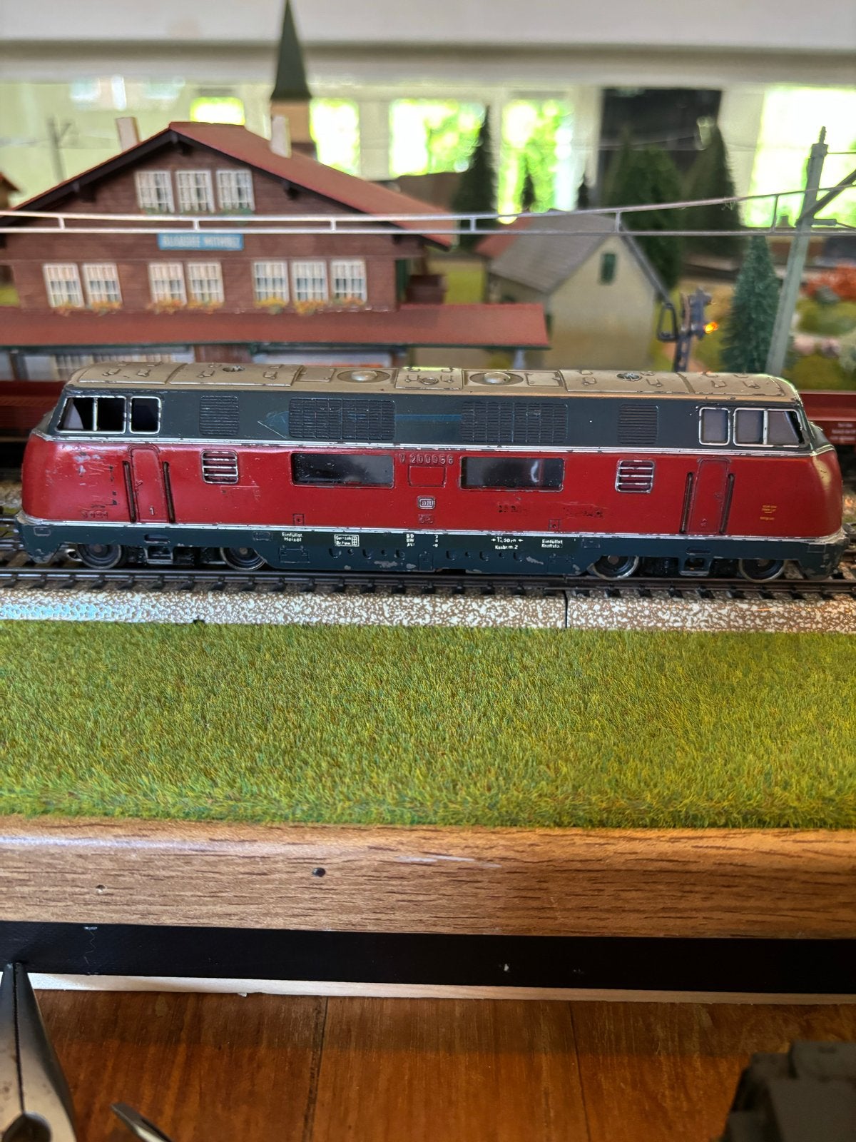 Marklin V200 Locomotief - Gebruikt met defect ruitje, Ophalen of Verzenden, Gebruikt, Locomotief, Märklin