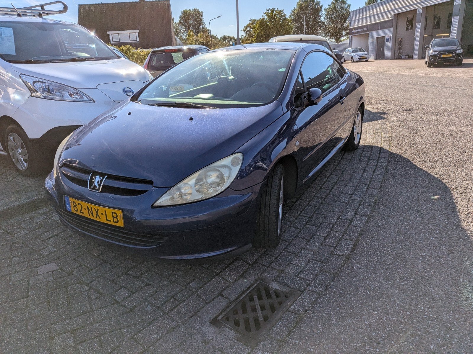 Peugeot 307 1.6 16V CC 2004 Blauw, Auto's, 730 kg, 4 cilinders, Cabriolet, Origineel Nederlands