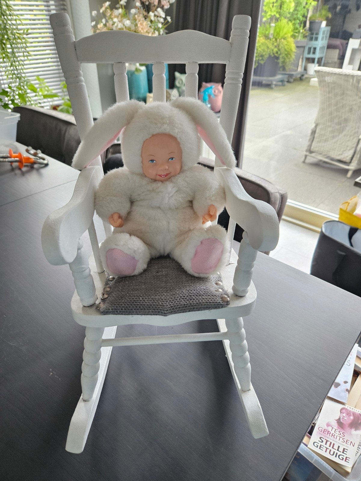 mini schommelstoelen met Anne Geddes babypop, Ophalen, Gebruikt, Stoel(en)