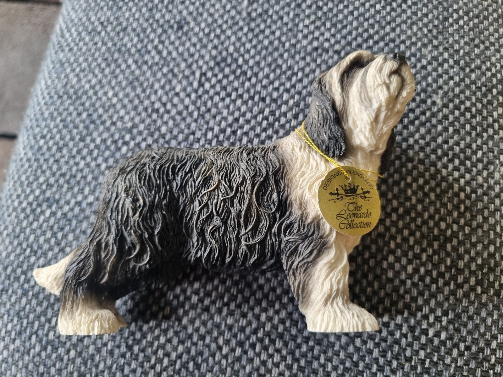 The Leonardo Collection Bearded Collie beeldje, Ophalen of Verzenden, Nieuw, Hond of Kat, Beeldje of Figuurtje