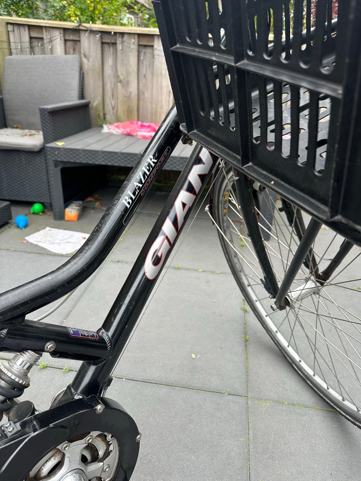 Foto 7 van Giant Blazer damesfiets met voordrager en versnellingen