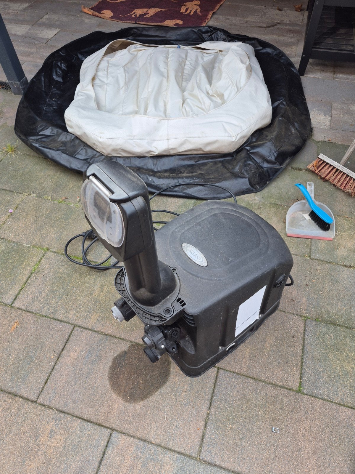 intex zoutwater pomp, Tuin en Terras, Ophalen, Gebruikt, Pomp, Opblaasbaar