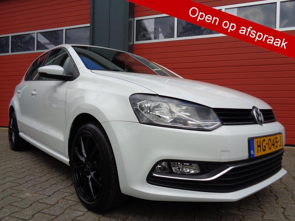 Volkswagen Polo 1.0 Comfortline Airco Cruise LMV 81DKm NAP N, Euro 6, Wit, Origineel Nederlands, Bedrijf