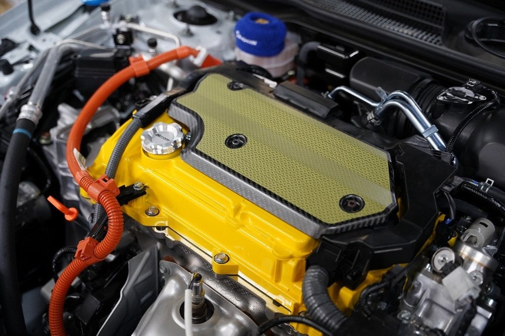 Spoon Valve cover + Carbon Spark Plug Cover - Prelude BF1, Auto diversen, Ophalen of Verzenden