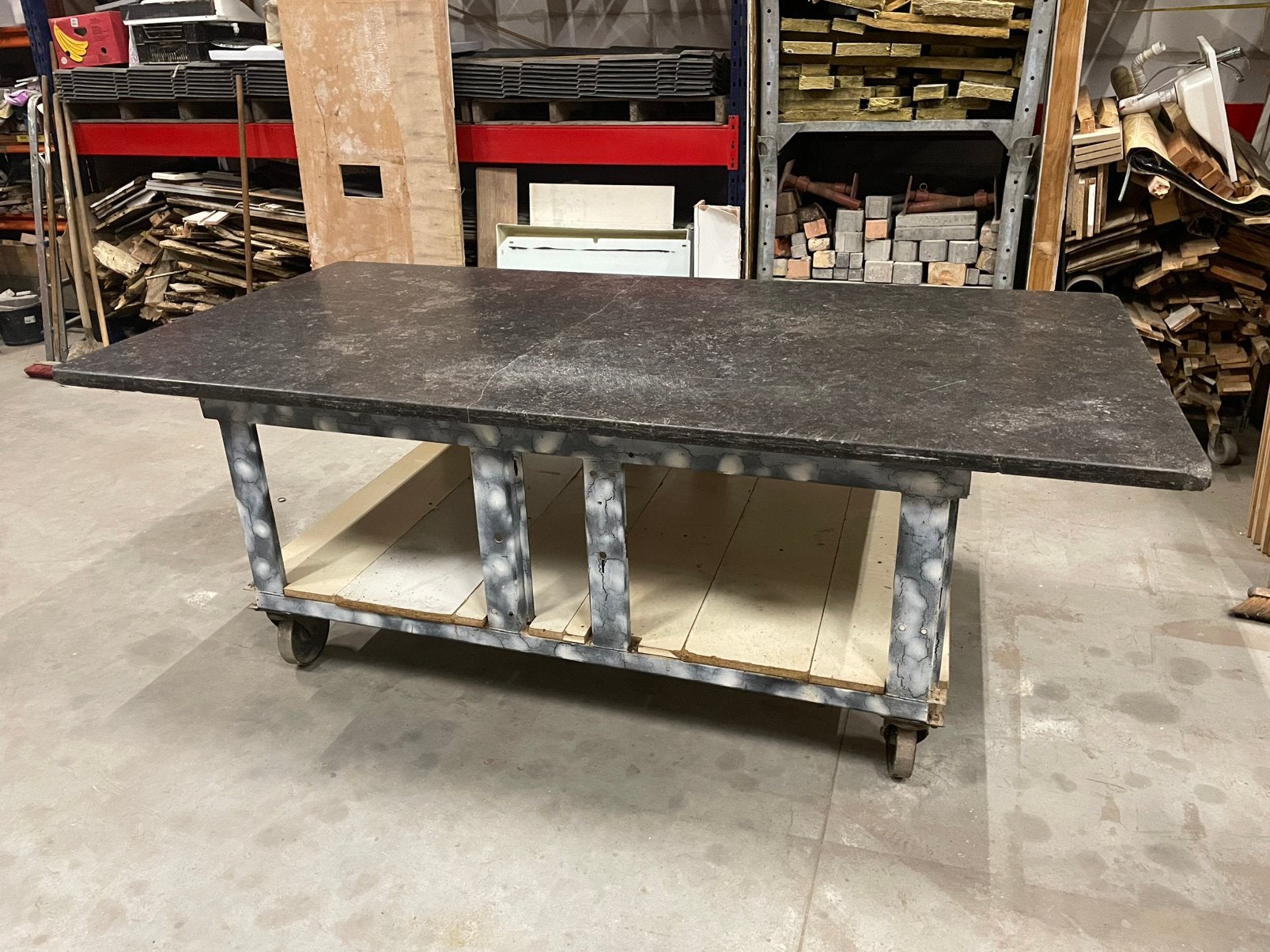 Bakkerstafel, Ophalen, Zo goed als nieuw, Rechthoekig, 50 tot 100 cm