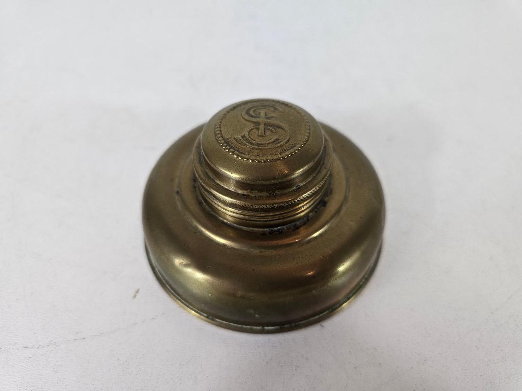 Olielamp, messing, Zwitserland, 1e helft 20e eeuw, Ophalen of Verzenden, Koper