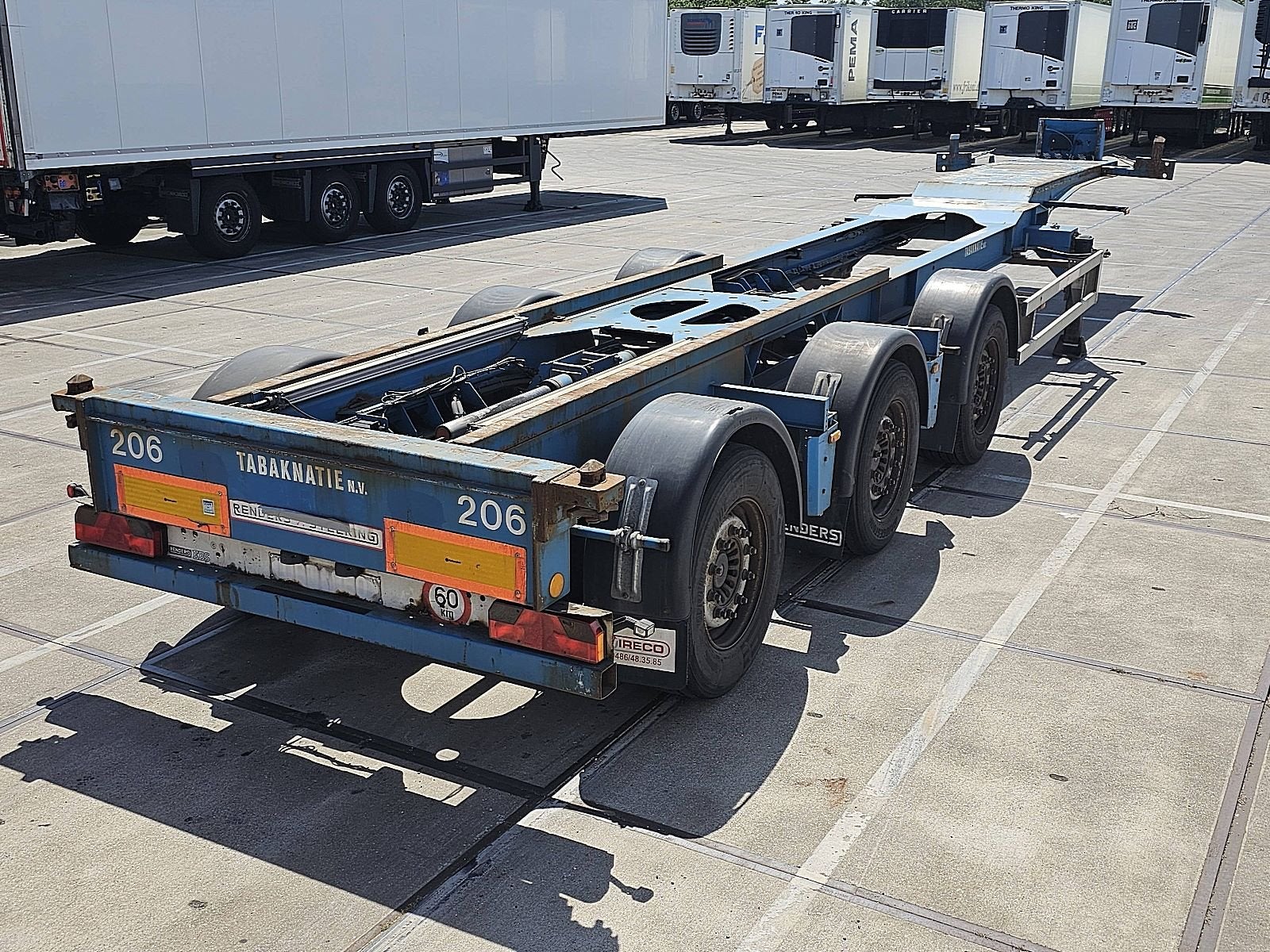 RENDERS CHASSIS PORTMASTER, Auto's, Vrachtwagens, Overige kleuren, Bedrijf, Aanhangers en Opleggers, Te koop