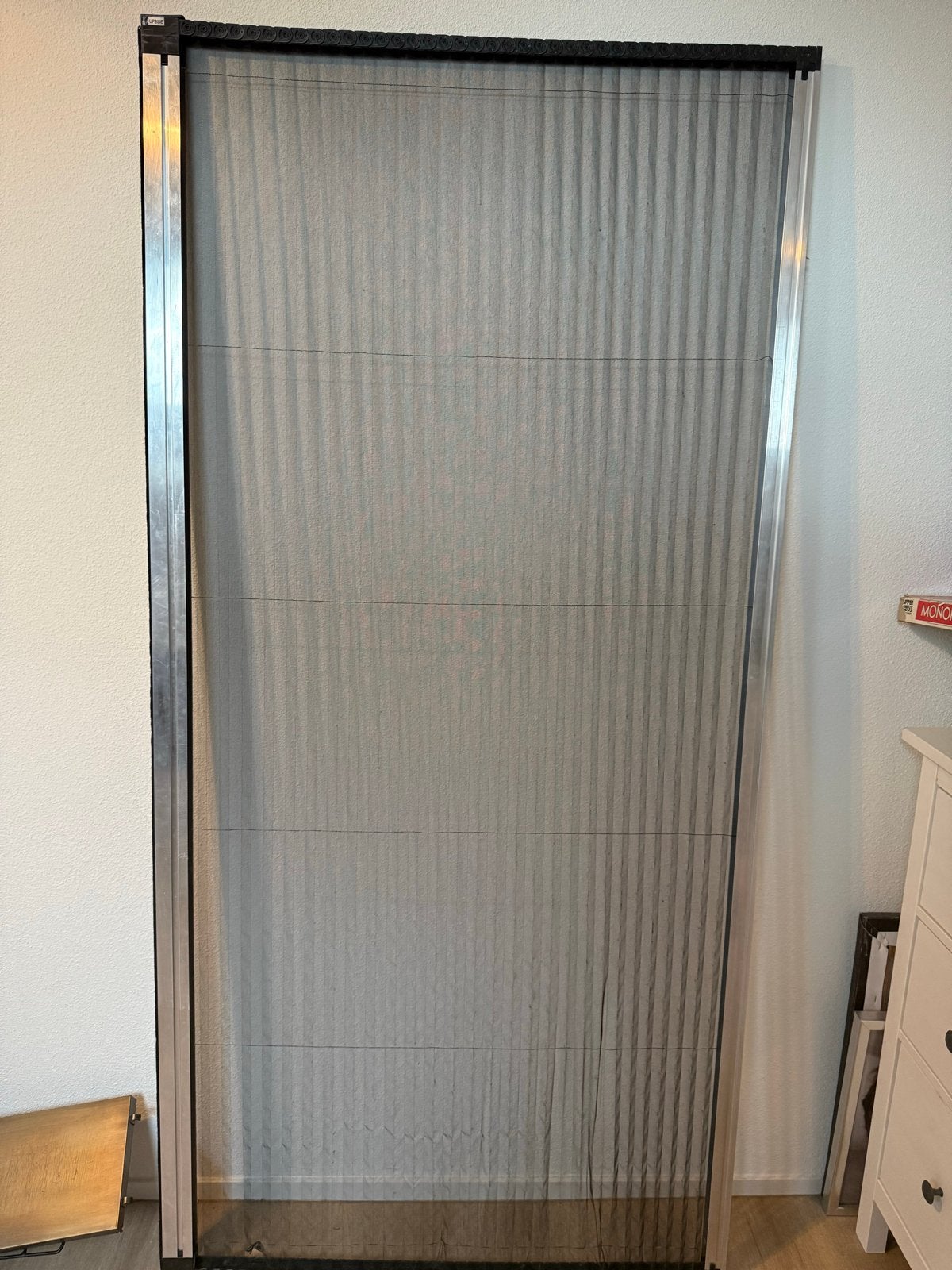 Schuifhordeur - 94,5x195 cm - Insecten buiten houden, Kunststof, Gebruikt, 80 tot 100 cm, Hordeur