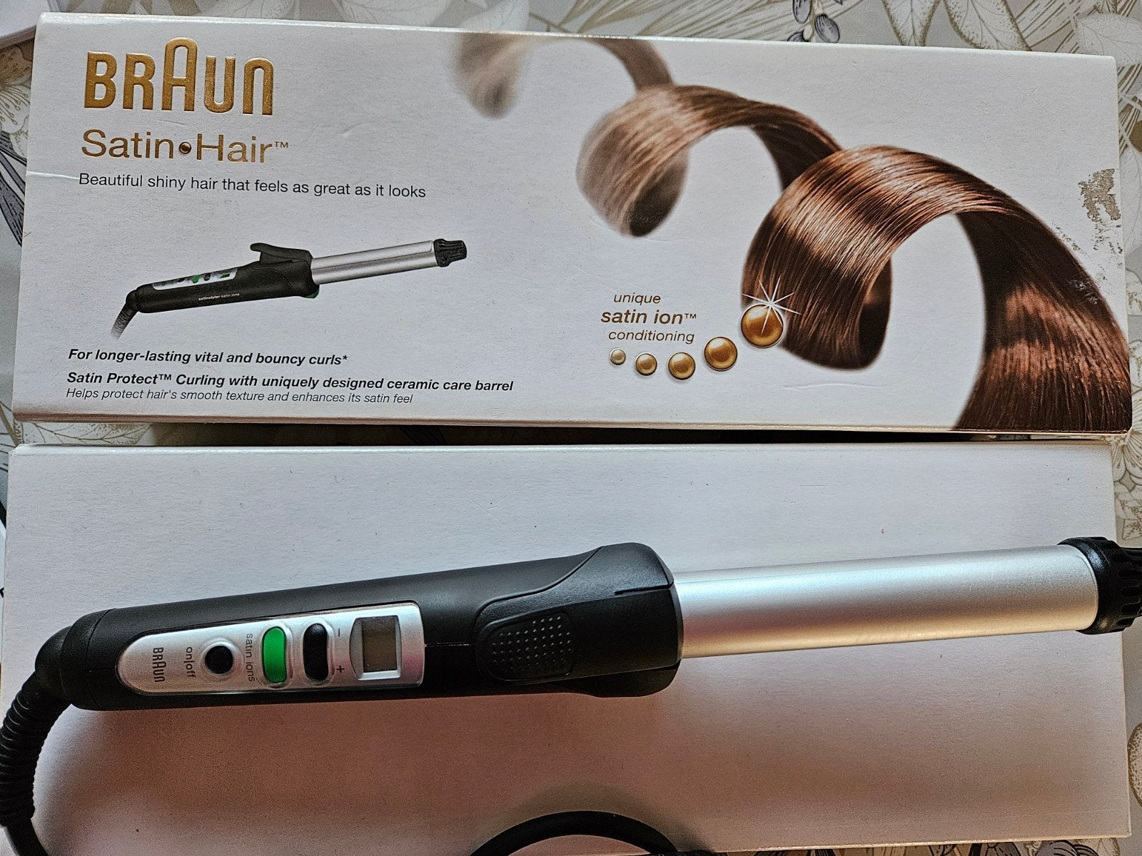 Braun Satin Hair Krultang met Ionische Technologie, Ophalen, Zo goed als nieuw, Krultang of Stijltang