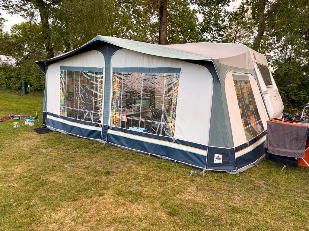Dorema Montana Super Lux- voortent maat 12, Caravans en Kamperen, Ophalen, Gebruikt, Tot en met 2