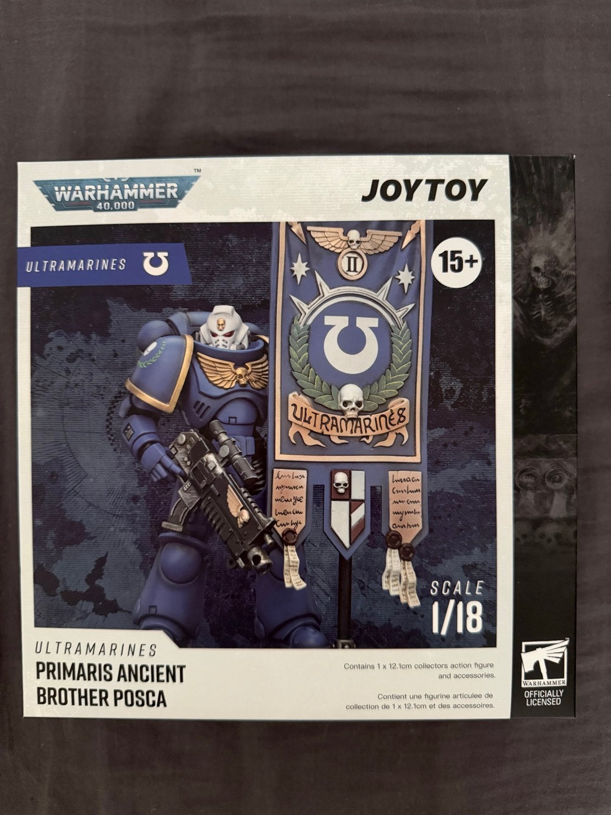 Warhammer 40K Joytoy Ultramarines Primaris Ancient Brother P, Kinderen en Baby's, Speelgoed | Actiefiguren, Zo goed als nieuw