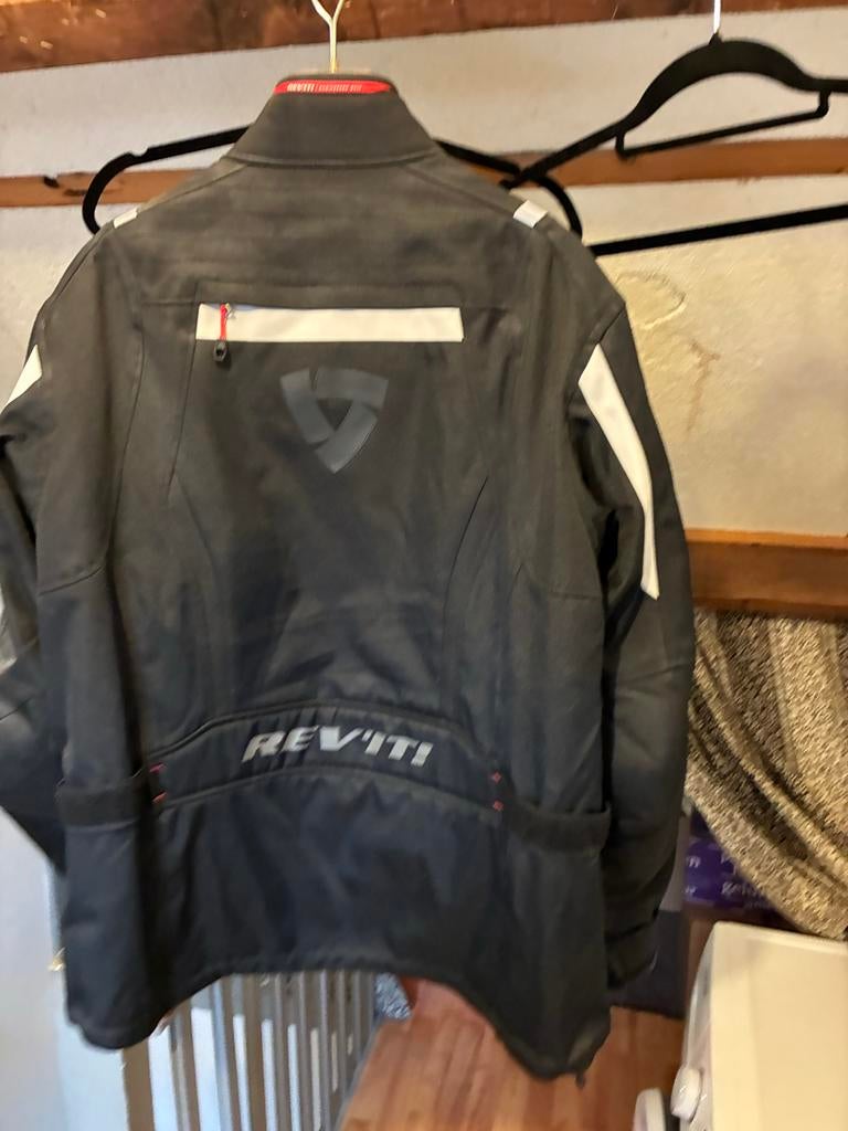 Dames REV'IT! Motorjas - Zwart, Maat XXL, Motoren, Kleding | Motorkleding, Ophalen, Tweedehands, Dames, Jas | textiel