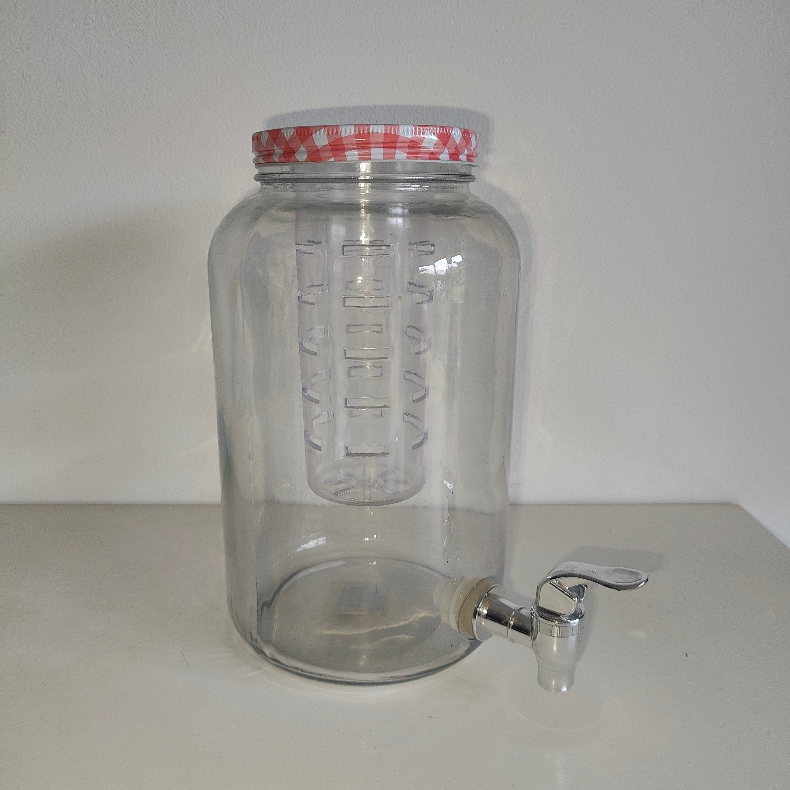Glazen drankdispenser limonadetap met tapkraan, Ophalen, Zo goed als nieuw, Meerkleurig, Overige merken