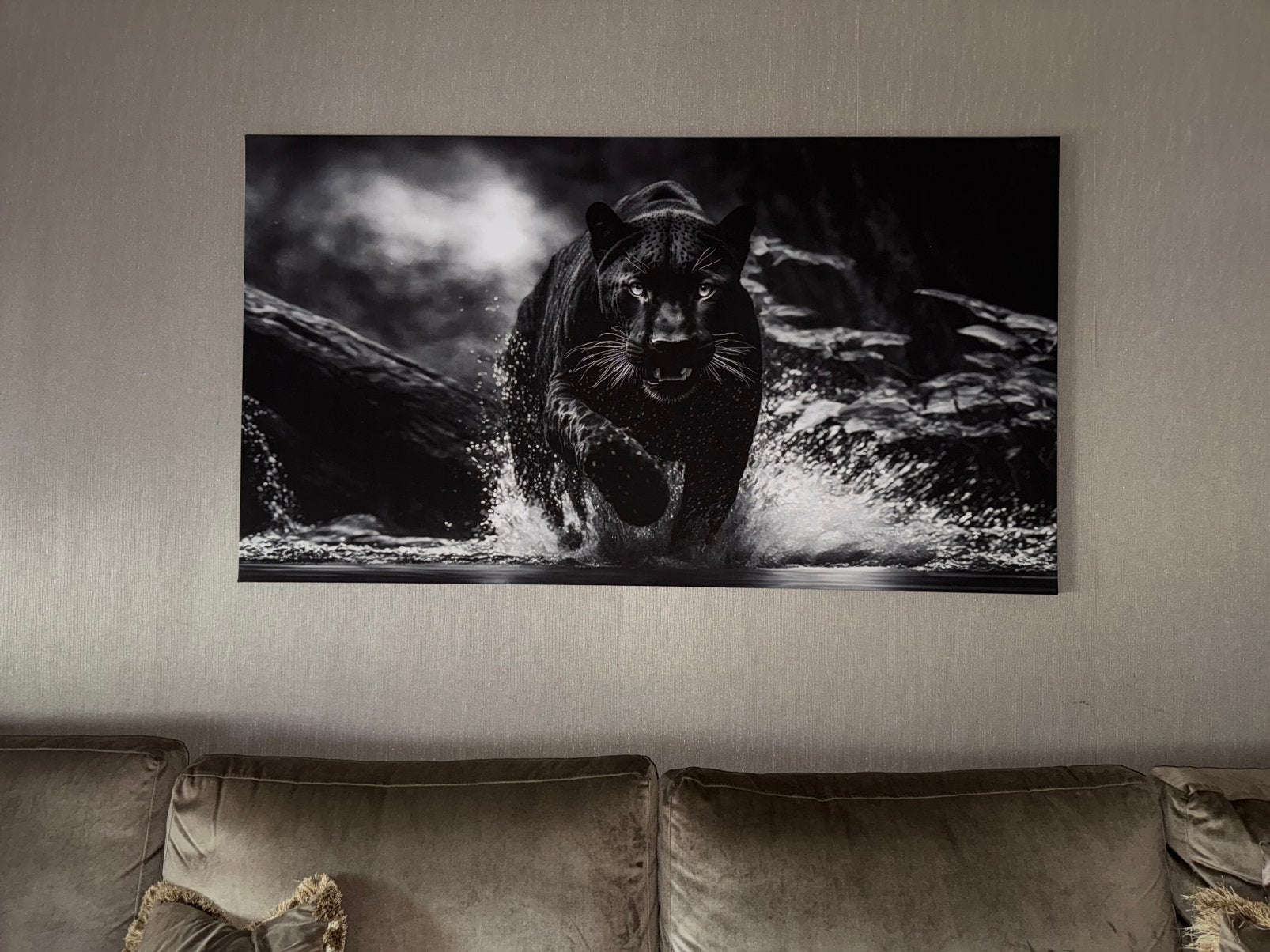 Canvas schilderij, Ophalen