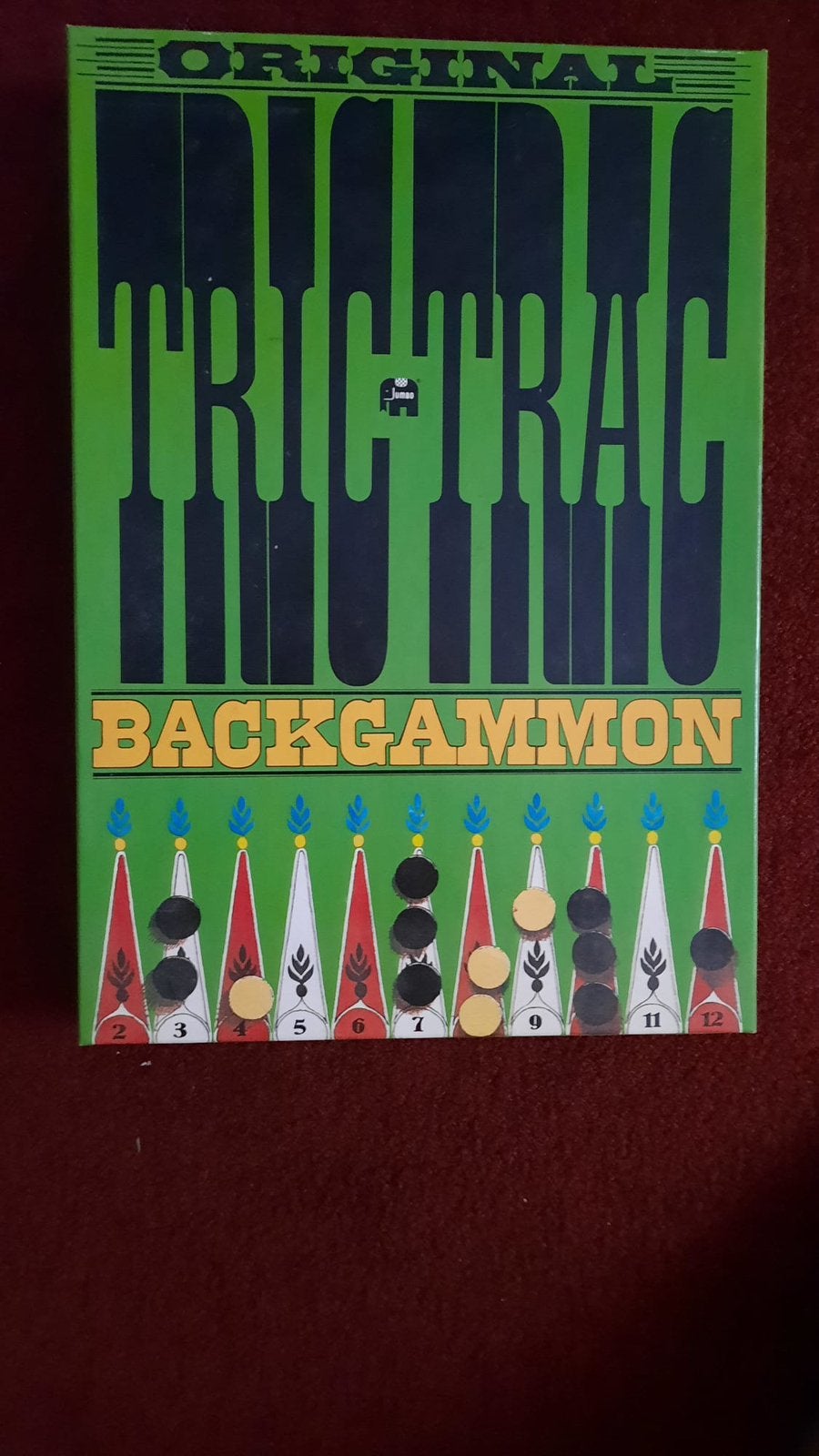 Backgammon tric trac vintage, Ophalen of Verzenden, Zo goed als nieuw