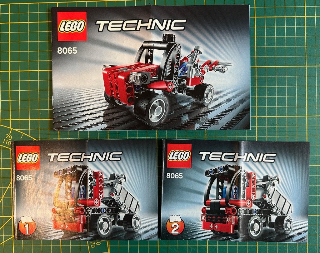 LEGO Technic 8065 - Mini Loader - Compleet!, Lego, Inclusief instructies, Ophalen of Verzenden, Zo goed als nieuw