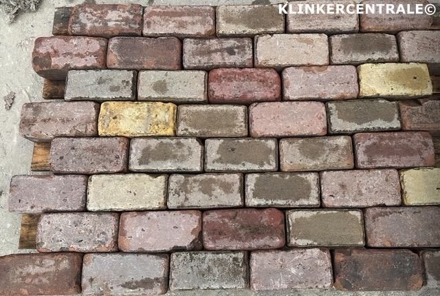 360m2 gemêleerd gebakken klinkers keiformaten broodjes, Bij dit gebruikte product niet meer te achterhalen., Gebruikt, Verzenden