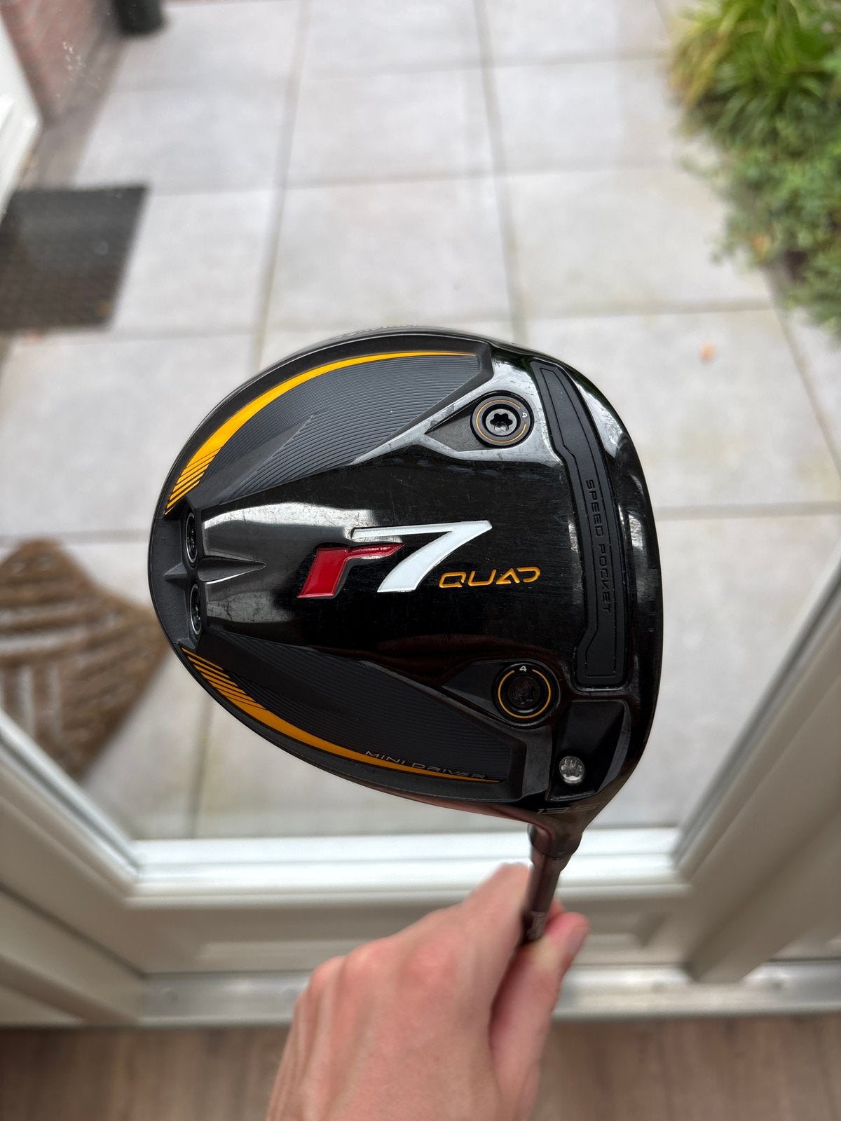 TaylorMade R7 mini-Driver met Ventus 6-X Fujikura Velocore+, Ophalen, Zo goed als nieuw, Club, Overige merken