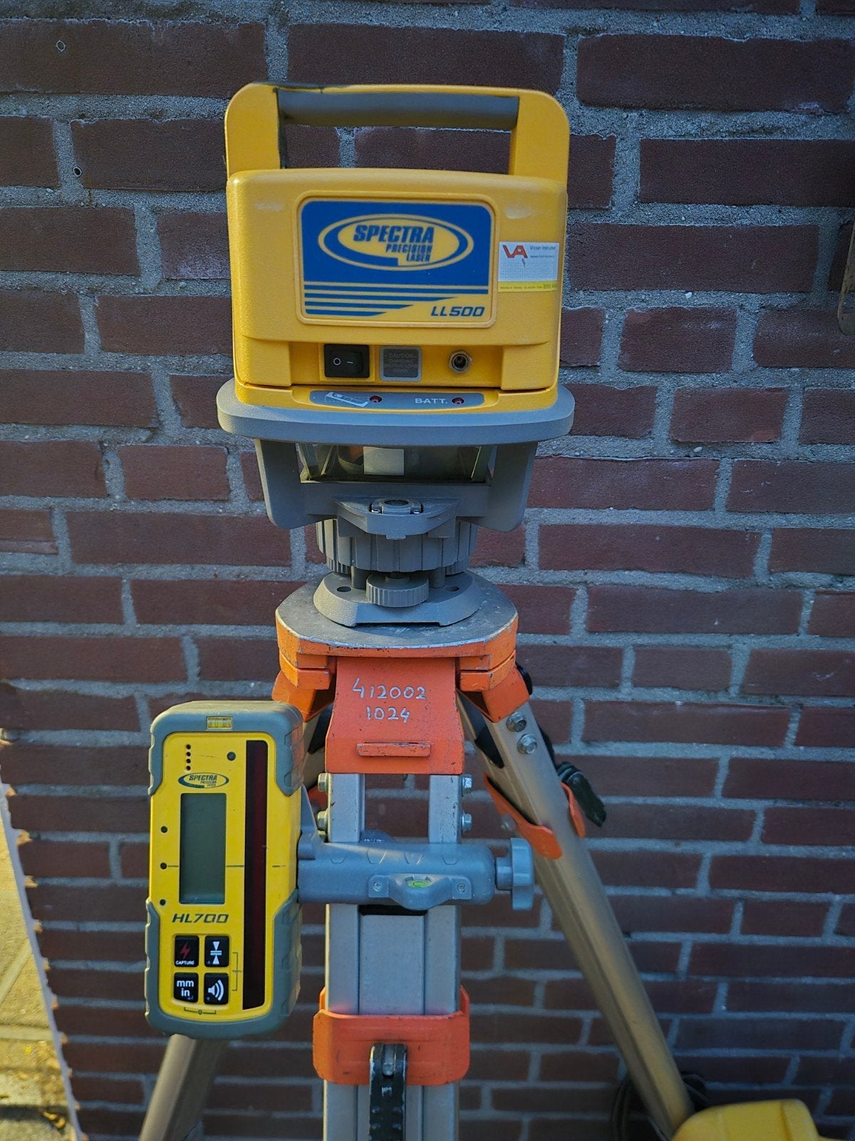 Spectra LL500 Laser met HL700 ontvanger, Ophalen of Verzenden, Gebruikt, Licht