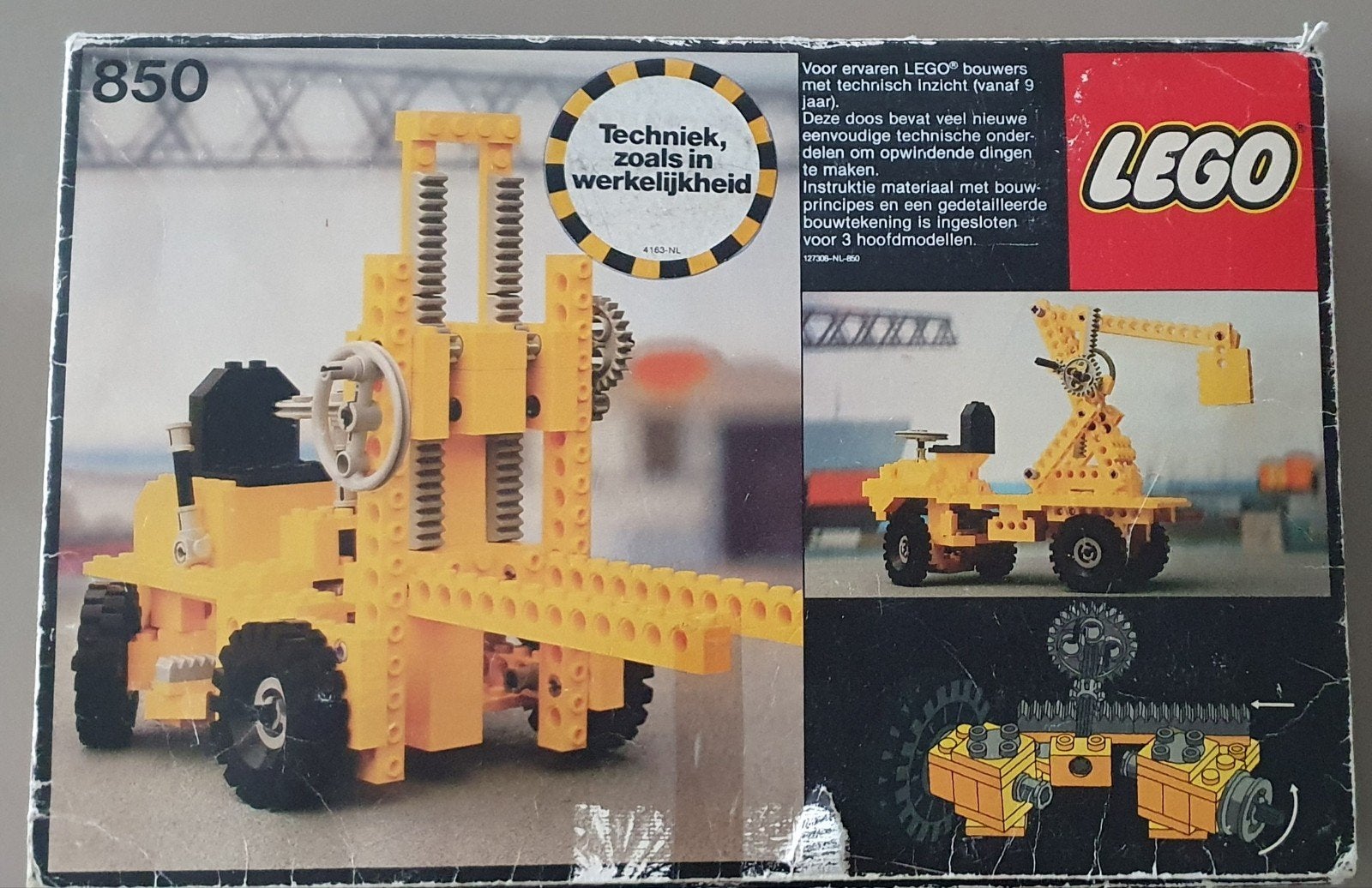 LEGO Technic Set 850 Vorkheftruck uit 1978 - Origineel, Ophalen, Gebruikt, Overige merken