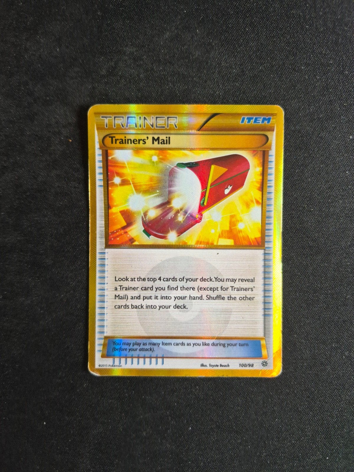 Pokemon Kaart Trainers' Mail 100/98, Ophalen of Verzenden, Gebruikt, Losse kaart, Foil