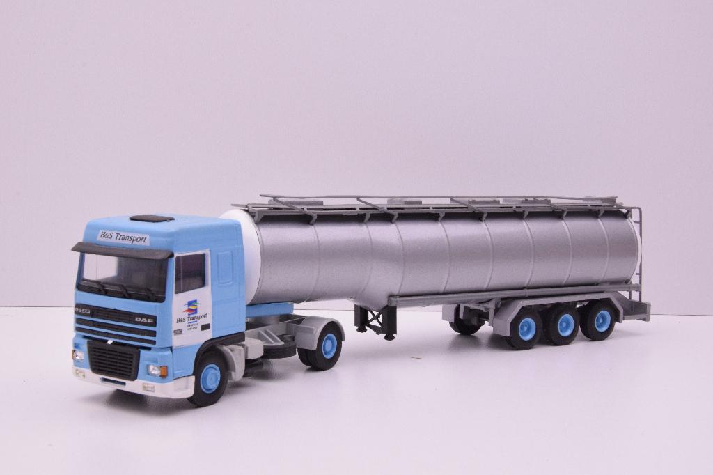 DAF XF  '' H & S  transport Barneveld ''  Lion Car, Ophalen of Verzenden, Zo goed als nieuw, Bus of Vrachtwagen, Lion Toys