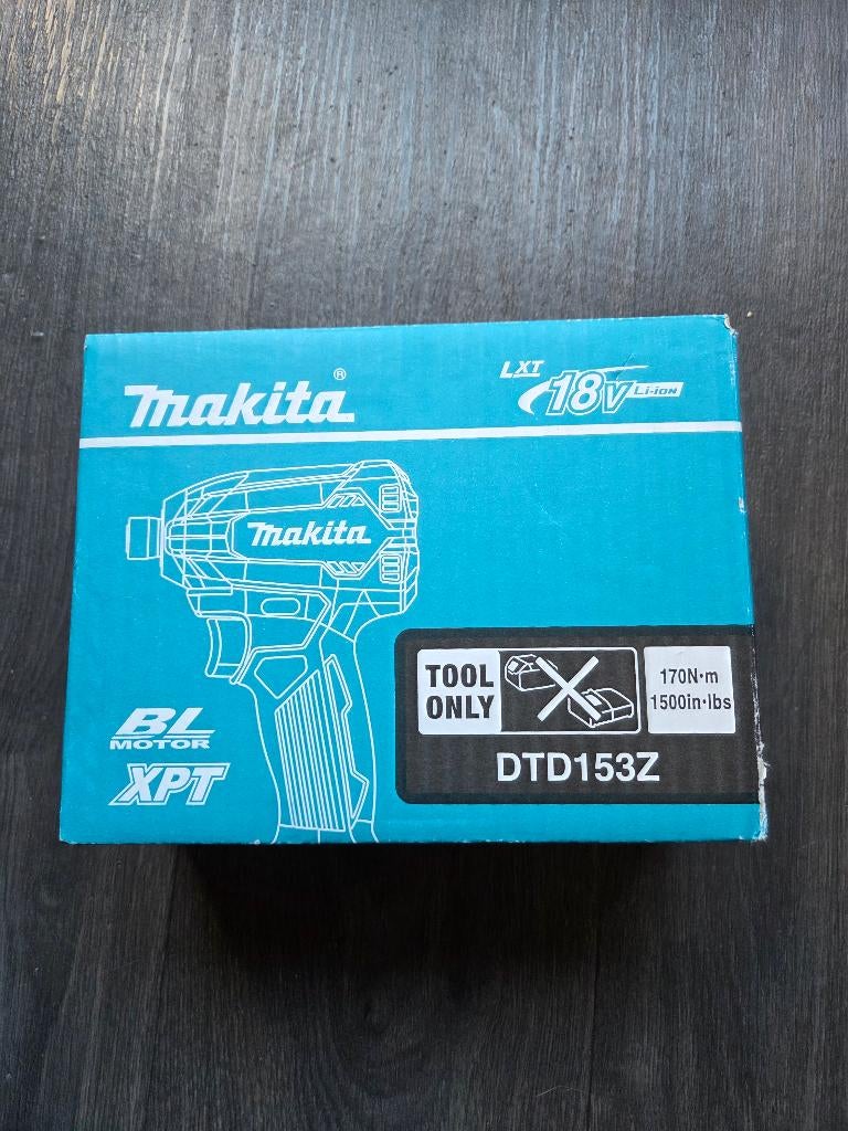 Makita DTD153Z slagschroevendraaier body, Nieuw, Ophalen of Verzenden, Boor- en Schroefmachine, Minder dan 400 watt