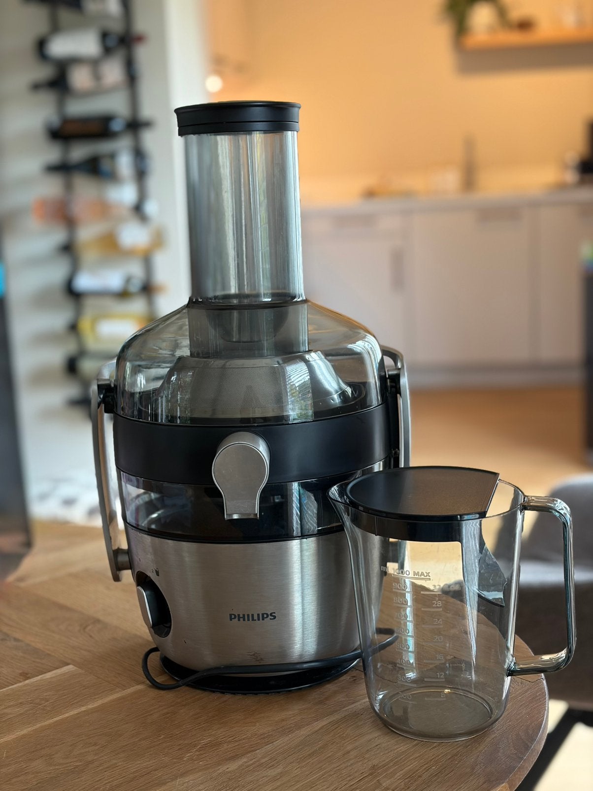 Philips HR1922/20 sapcentrifuge 1200W – goede staat, Witgoed en Apparatuur, Juicers, Ophalen, Gebruikt, Sapcentrifuge