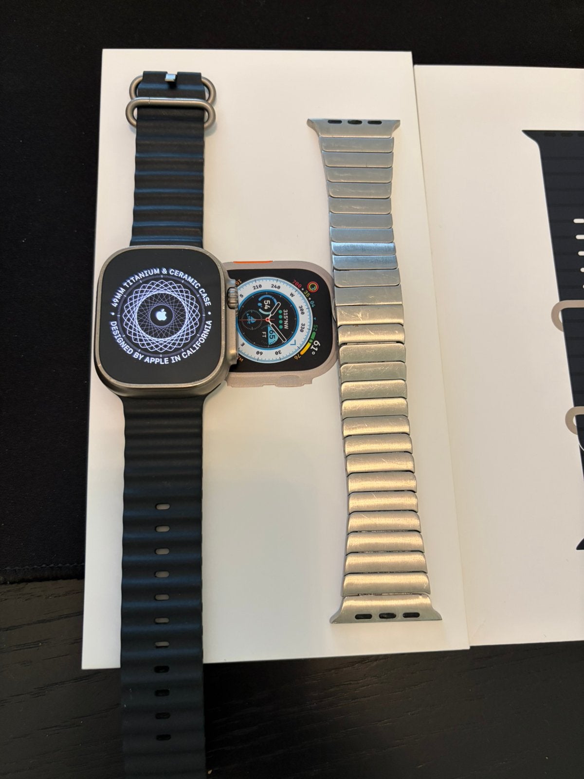 Apple Watch Ultra - 1e generatie (04-2023), Ophalen, IOS, Zo goed als nieuw, Waterdicht