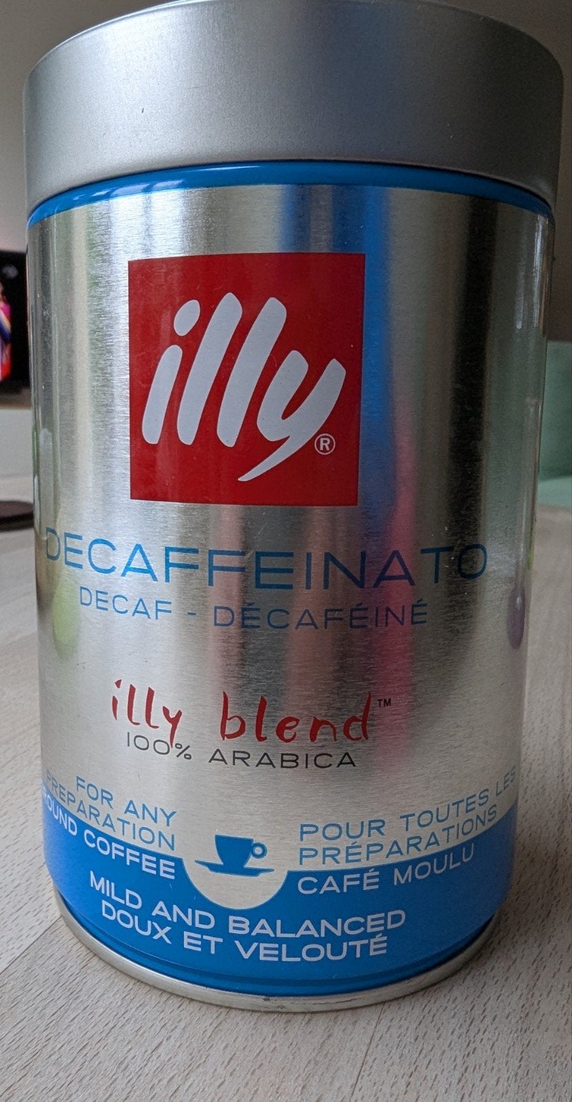 Illy Decaffeinato gemalen koffie - 100% Arabica, Ophalen of Verzenden