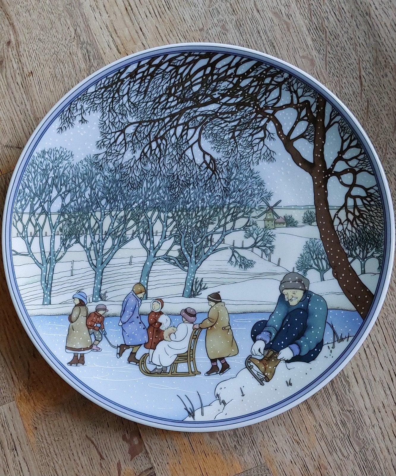 Villeroy Boch wandborden, Ophalen