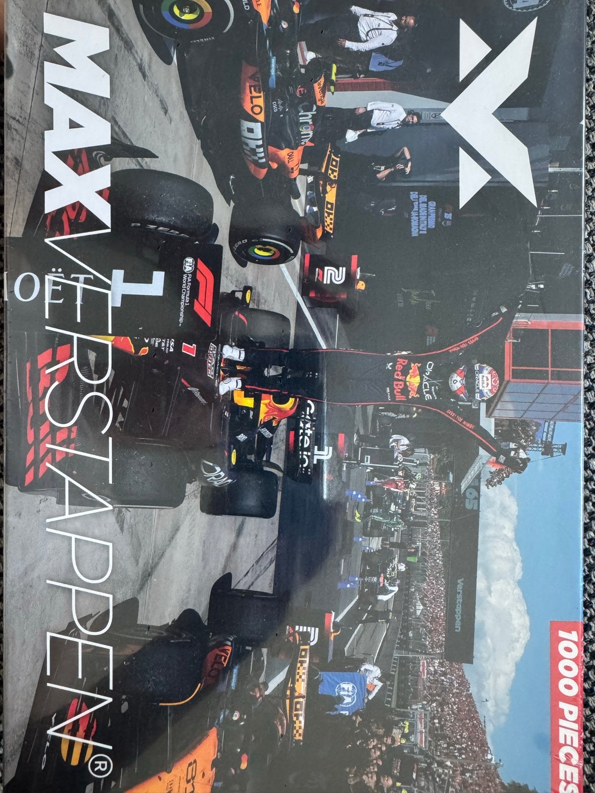 Max Verstappen Puzzel 1000 Stukjes - Nieuw in Verpakking, Ophalen of Verzenden, 500 t/m 1500 stukjes, Nieuw, Legpuzzel
