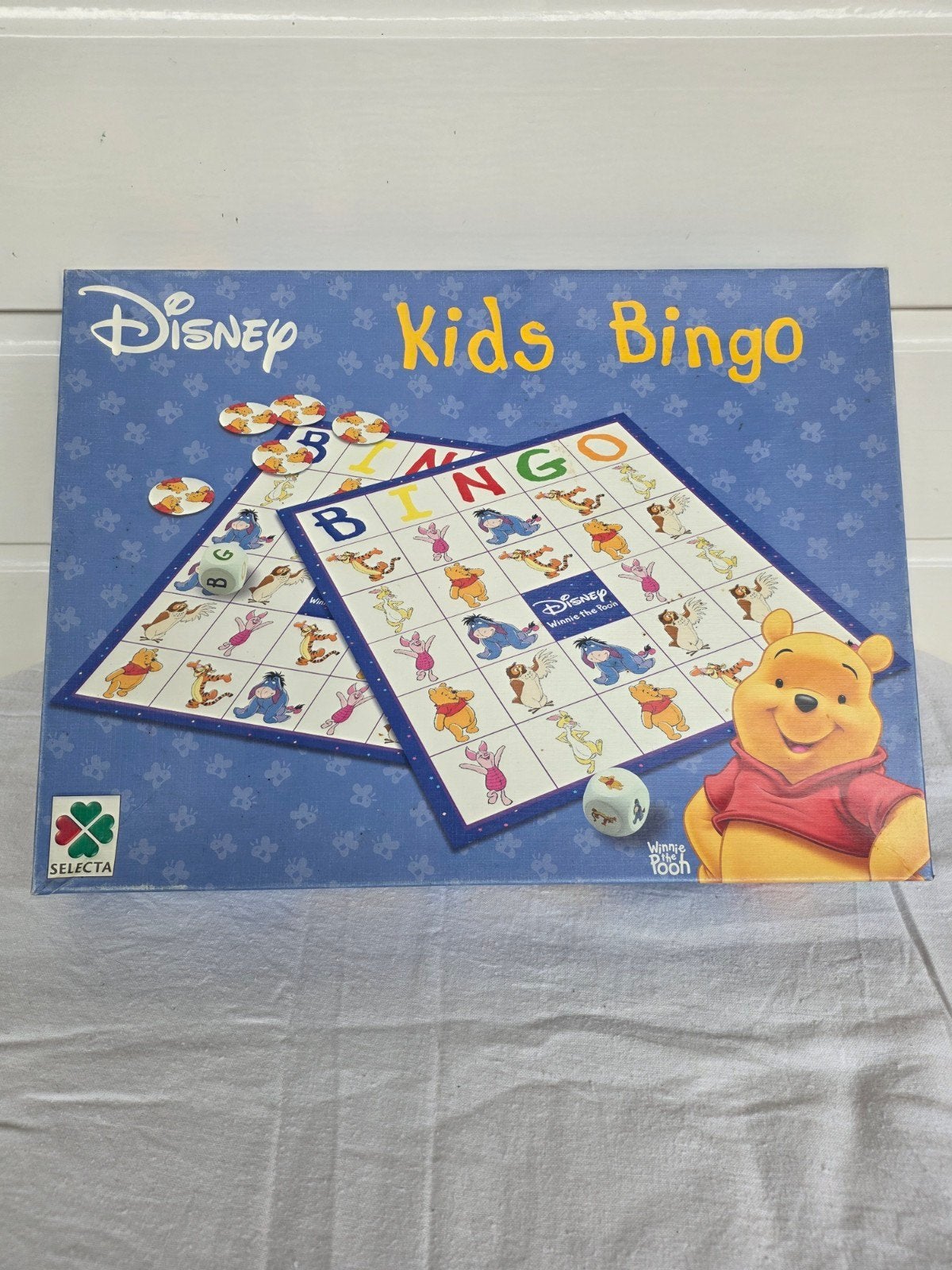 Disney Kids Bingo Winnie de Poeh, Hobby en Vrije tijd, Drie of vier spelers, Ophalen of Verzenden, Gebruikt, Selecta
