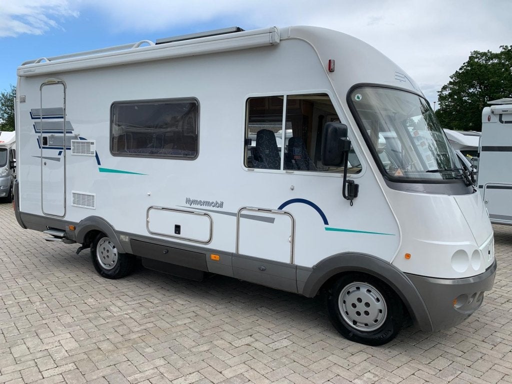Hymer B584 Hefbed bar-indeling 2000 Iets Moois, Caravans en Kamperen, Campers, Integraal, Fiat, Bedrijf, Hymer