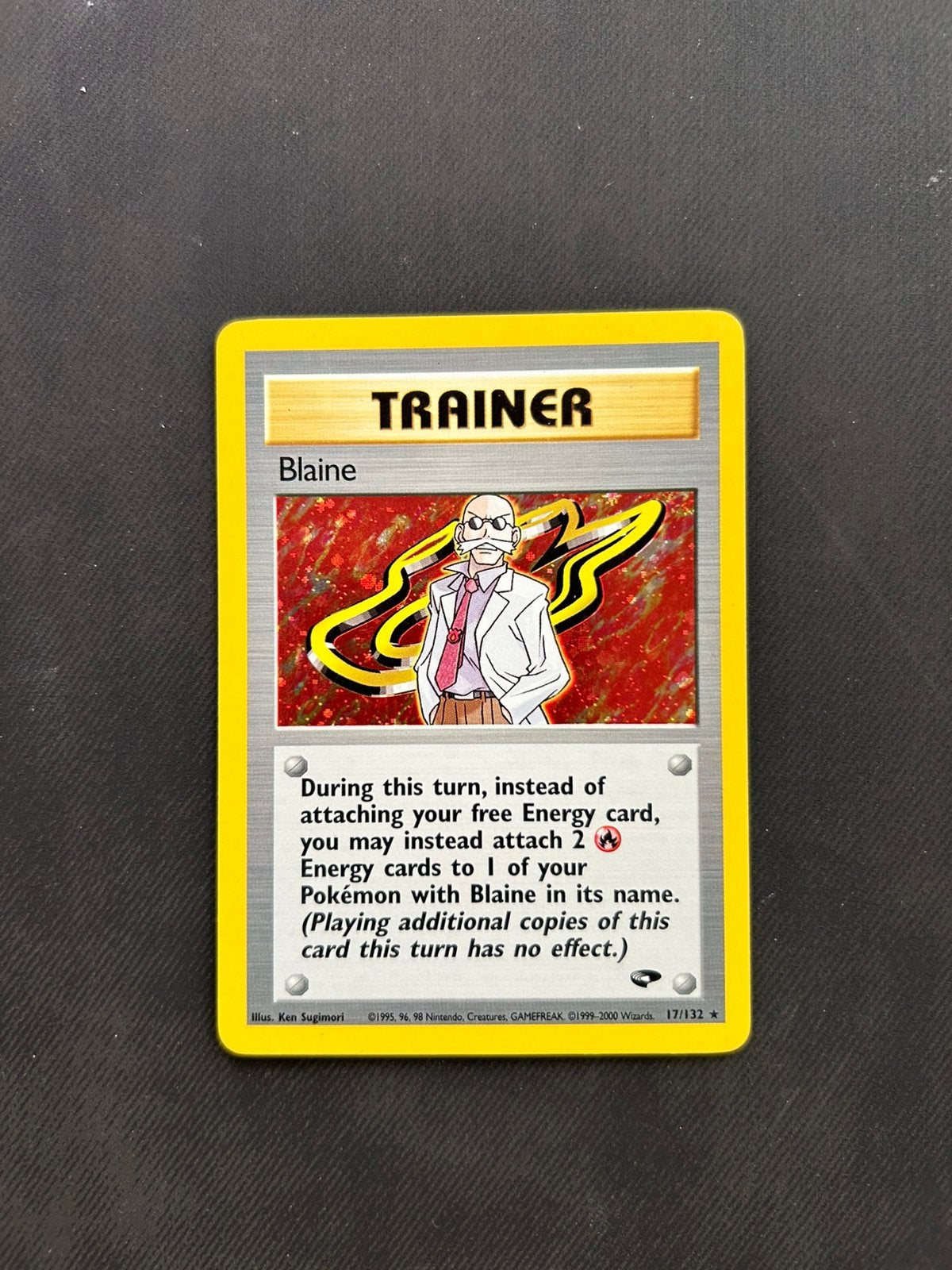 Blaine Holo, Ophalen of Verzenden, Nieuw, Losse kaart, Foil