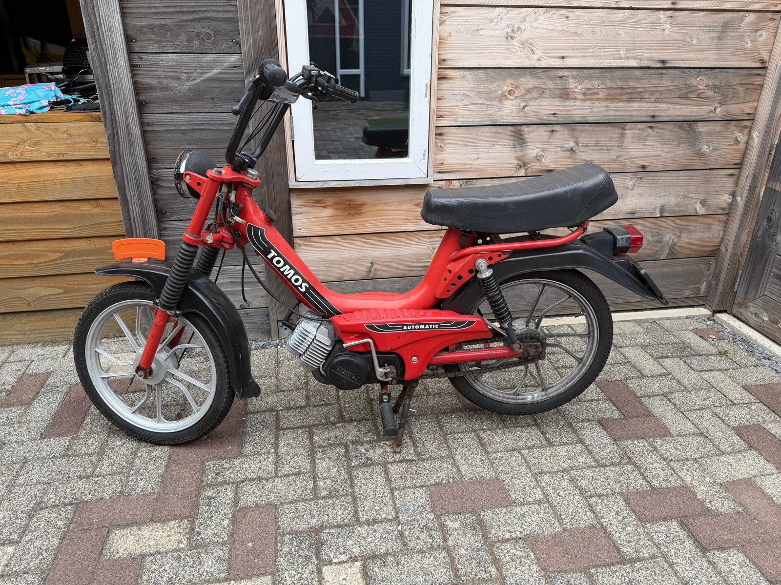 Tomos Flexer met 65cc cilinder en hoge druk kop, Fietsen en Brommers, Snorfietsen en Snorscooters, Ophalen, Gebruikt, Tweetakt