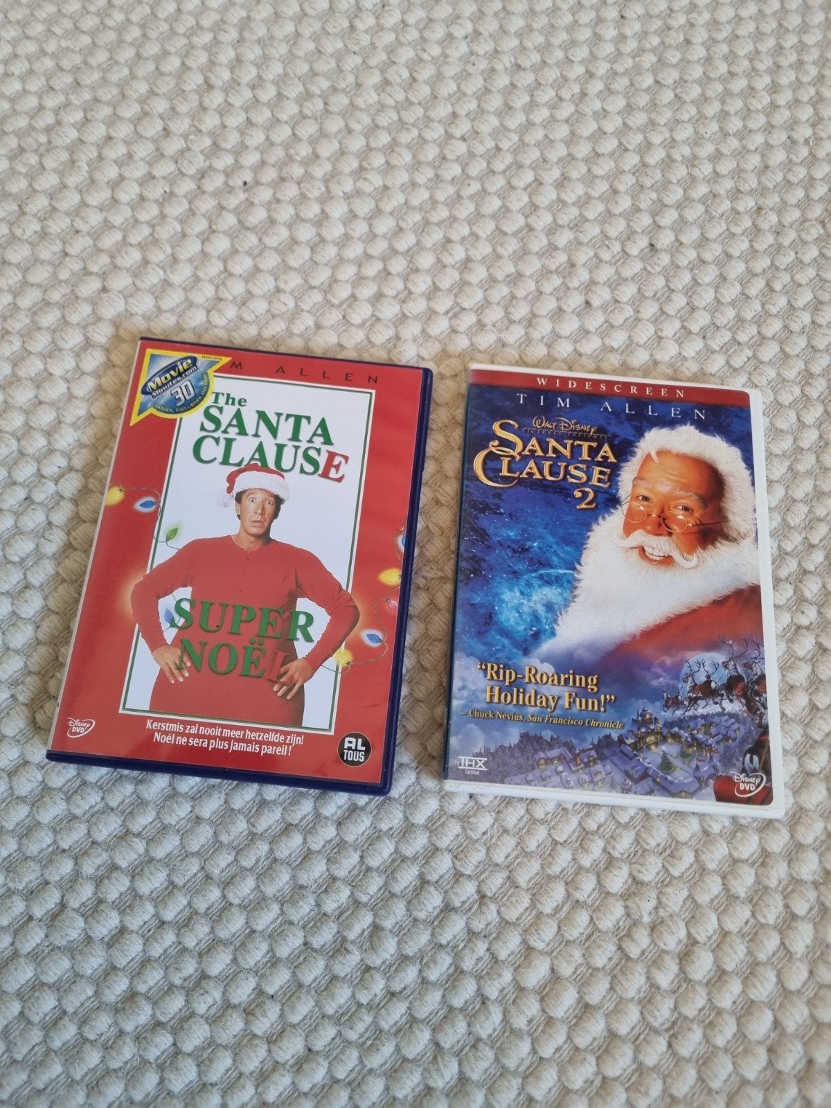 The Santa Clause 1 & 2 DVD - Tim Allen Kerstfilms, Alle leeftijden, Nederlands, Ophalen of Verzenden, Gebruikt