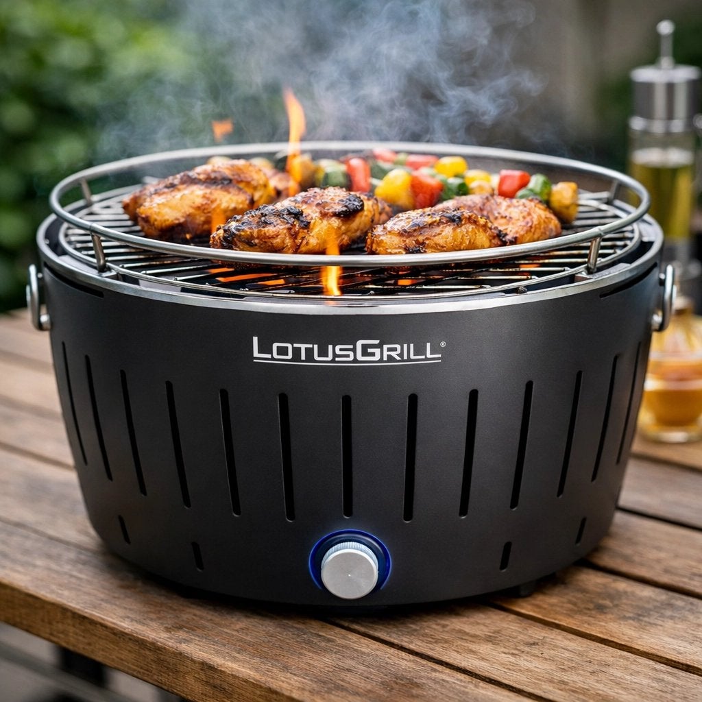 LotusGrill XL Houtskoolbarbecue - Rookvrij en Draagbaar, Ophalen of Verzenden, Nieuw