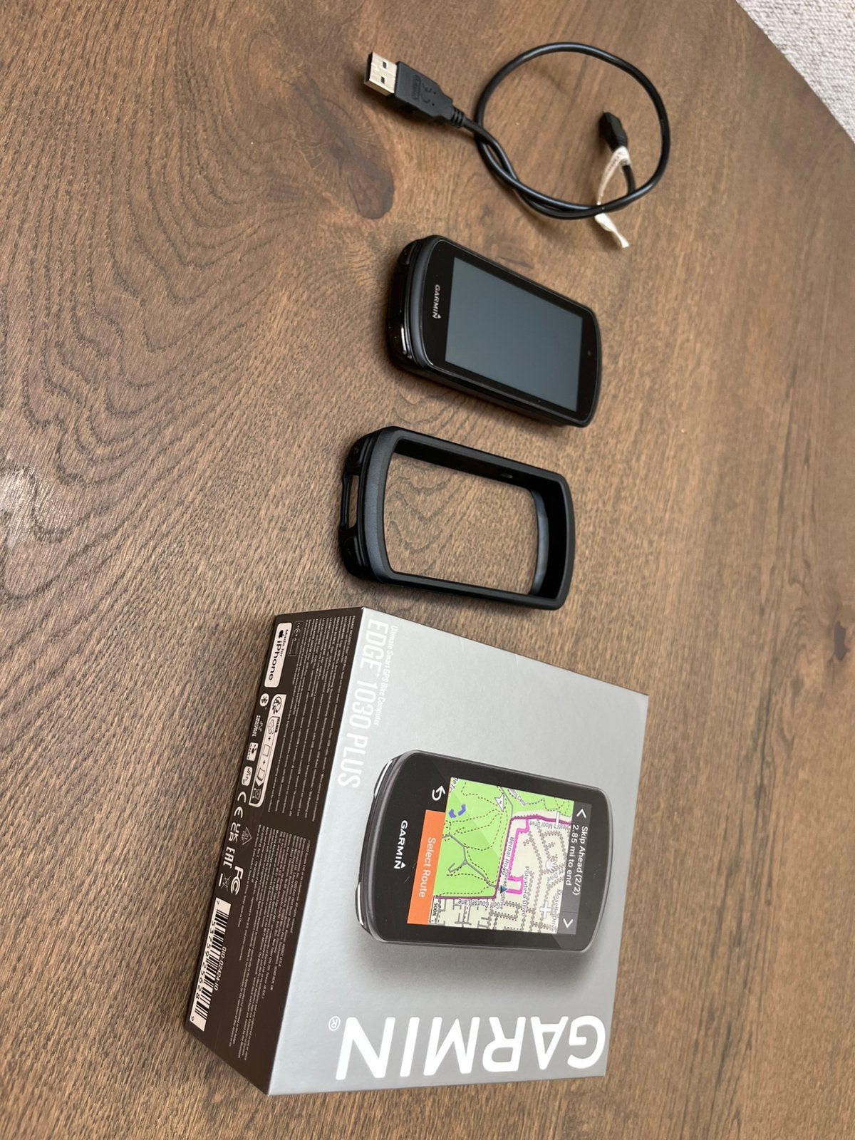 Garmin edge 1030 plus + navigatie fietscomputer gps + bumper, Fietsen en Brommers, Fietsaccessoires | Fietscomputers, Ophalen of Verzenden