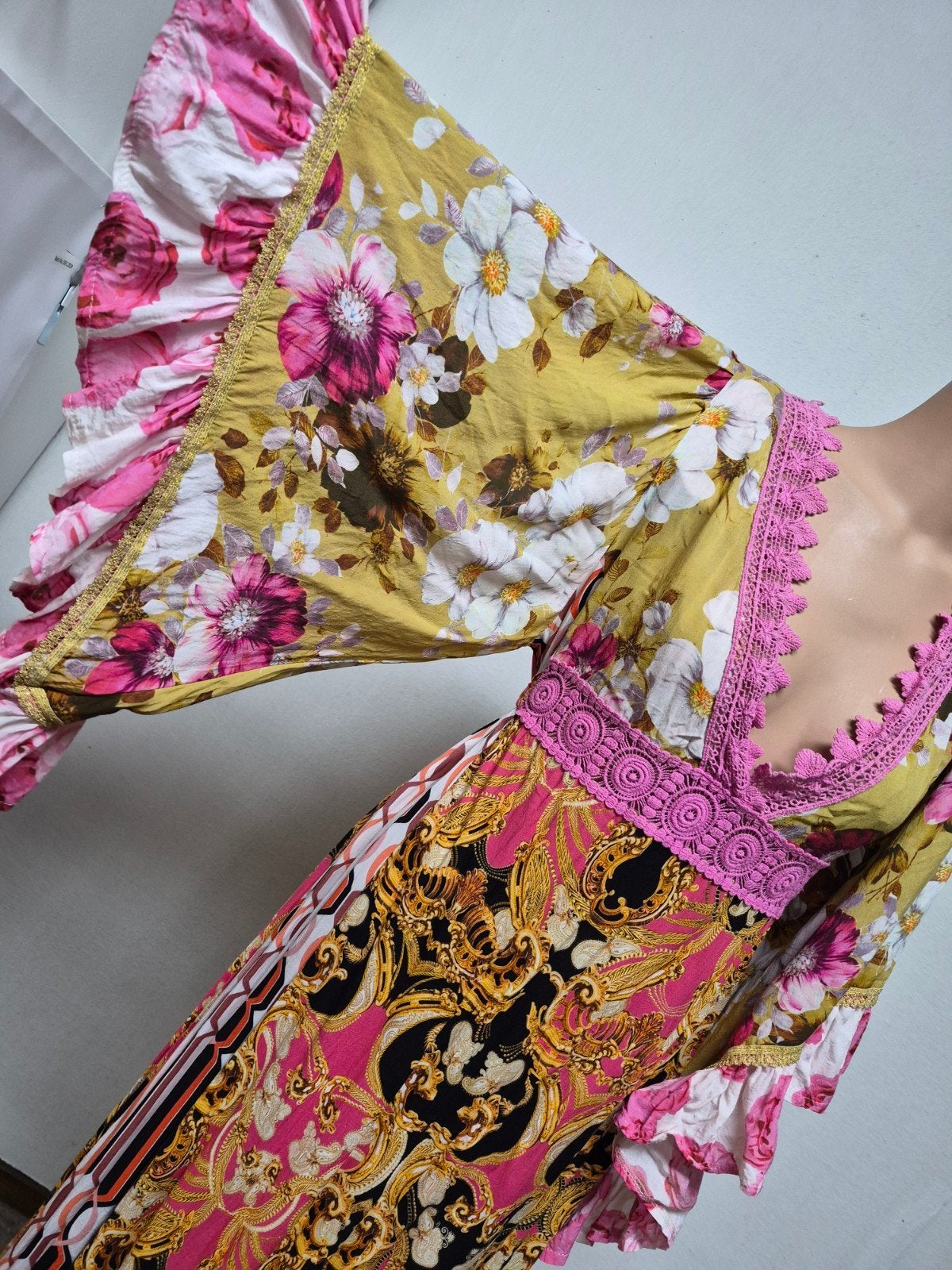 Shahe lele maxi dress M-L lange ibiza gypsy jurk boheme, Kleding | Dames, Jurken, Overige kleuren, Maat 42/44 (L), Shahe lele