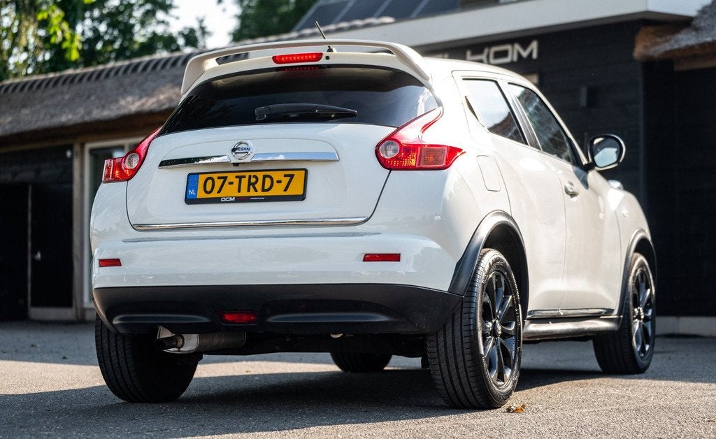 Nissan Juke 1.6 Tekna Leder I Camera I Climate I Cruise I St, Auto's, Nissan, Voorwielaandrijving, Euro 5, Zwart, 4 cilinders