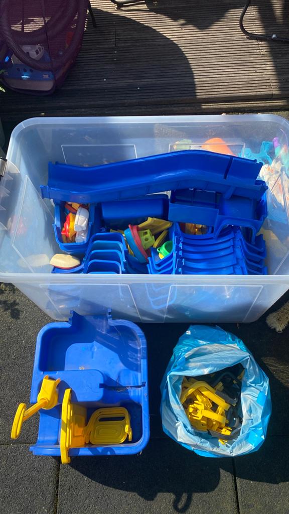 Uitgebreide wildwaterbaan set *alleen ophalen*, Ophalen of Verzenden, Gebruikt