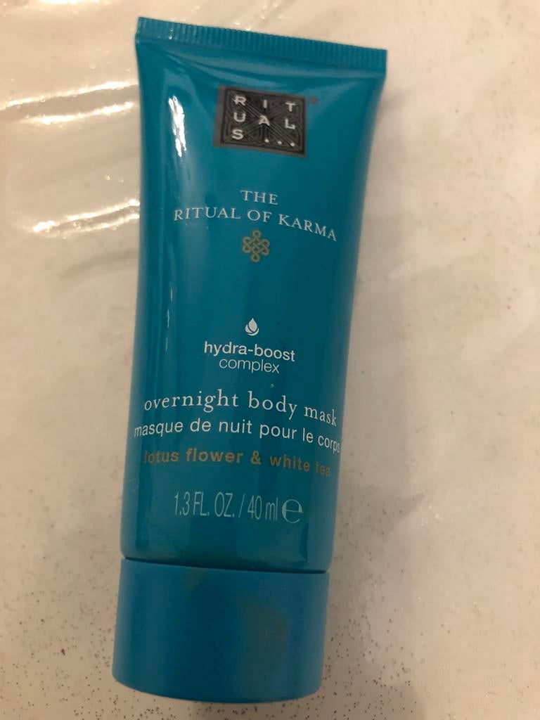 Rituals The Ritual of Karma Overnight Body Mask 40ml, Ophalen of Verzenden, Zo goed als nieuw, Bodylotion, Crème of Olie