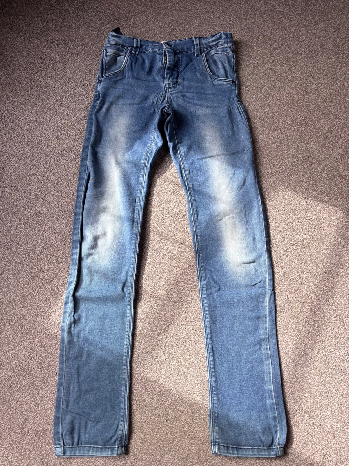 Jeans skinny + stretch jongen Name It maat 158, Ophalen of Verzenden, Gebruikt, Jongen, Broek